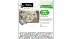 Desktop Screenshot of lakeareacollections.com